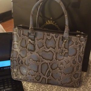 Baby Blue Snakeskin purse